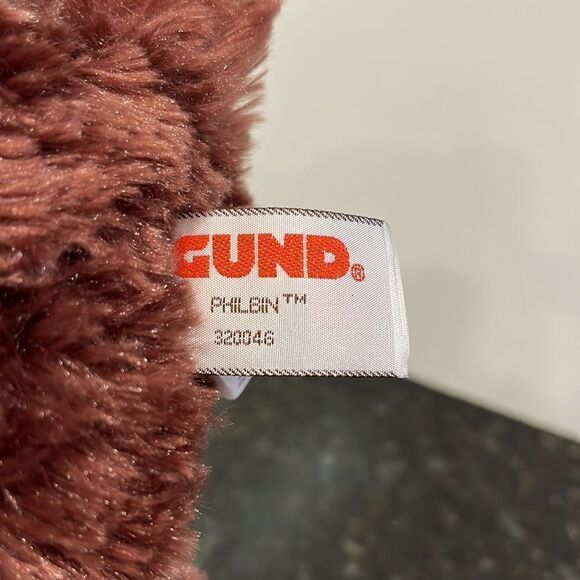 GUND Philbin Chocolate Bear 13” - Picture 8 of 9